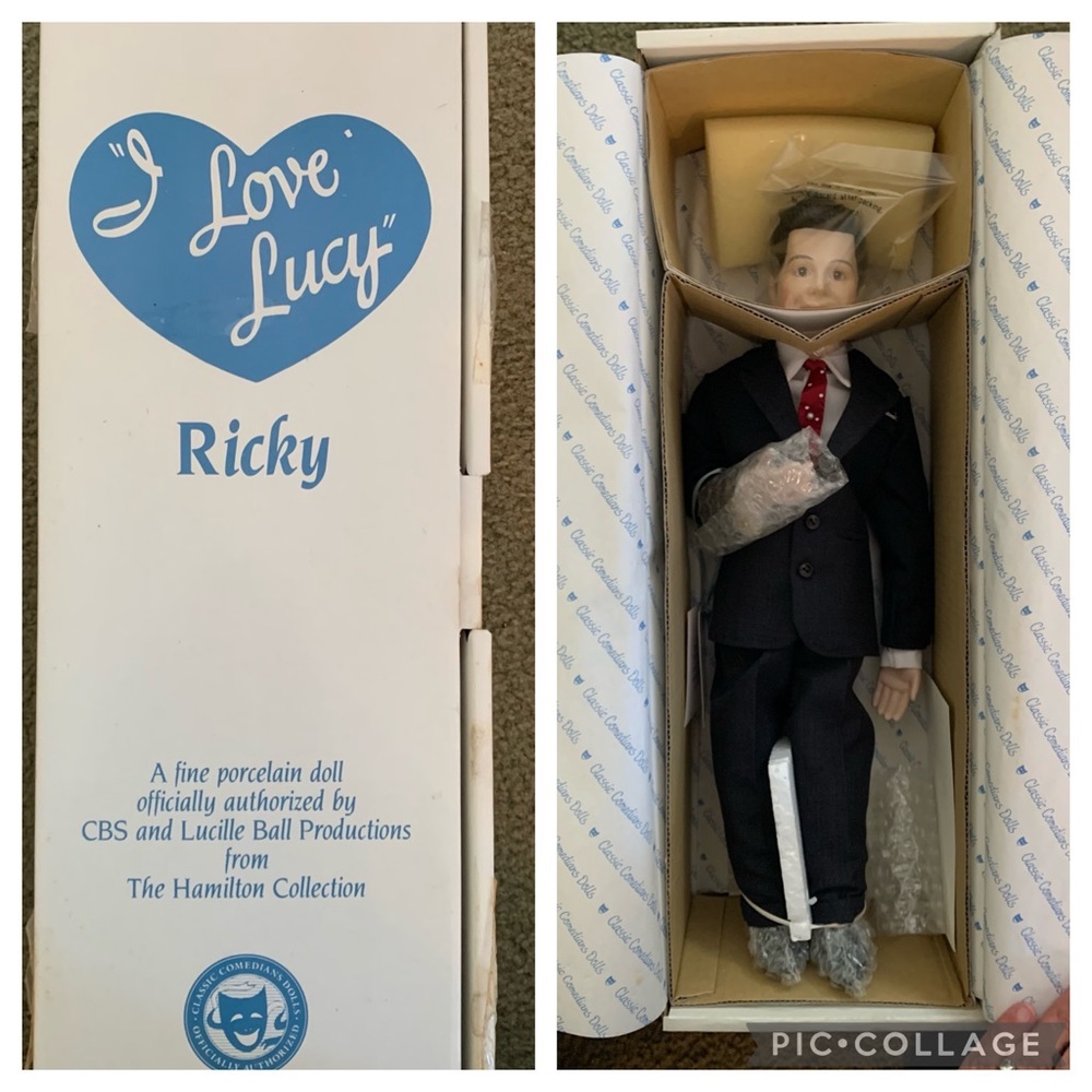 I Love Lucy RICKY Porcelain Doll Hamilton Collection 1991